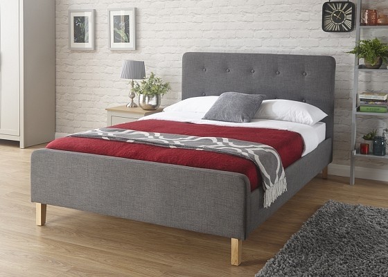 Ashbourne Upholstered Bed Frame (GFW)